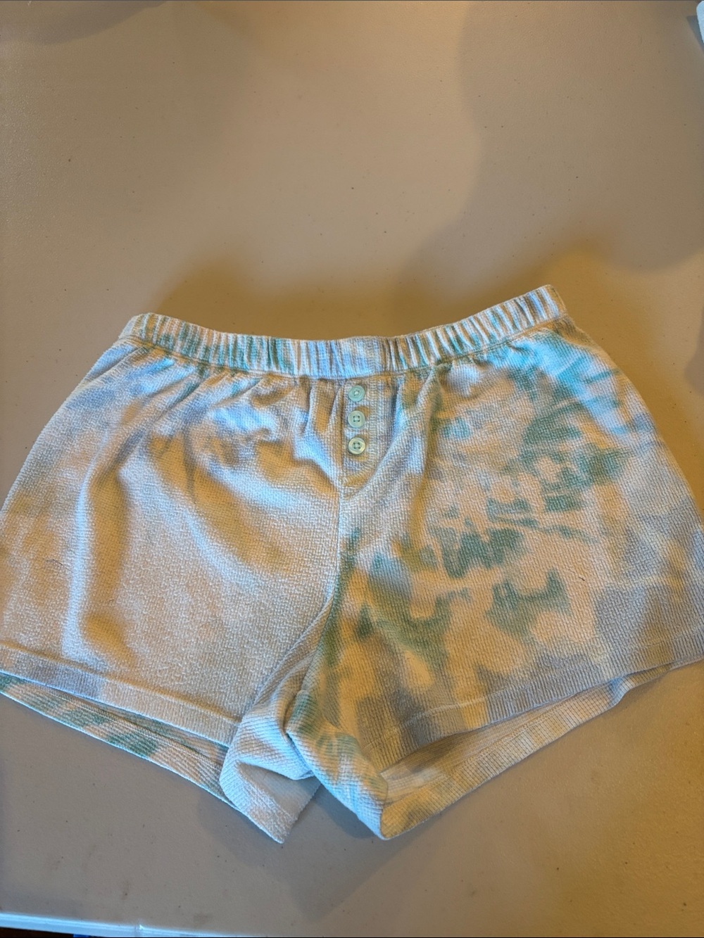 SO intimates, juniors pj shorts, blue/green
Small